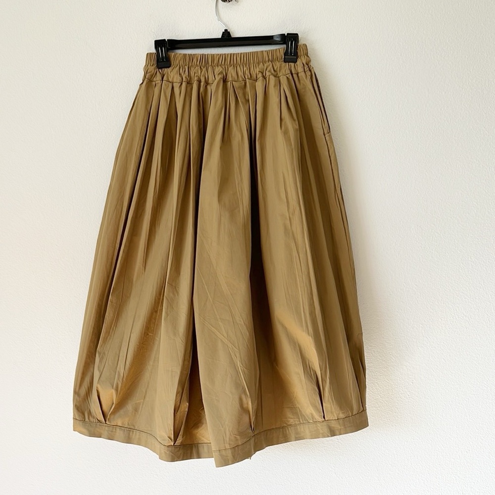 Ji Ji Jia  Wide Leg Pants Women Loose High Waisted Trousers Cale-Length Pleated - Picture 3 of 16